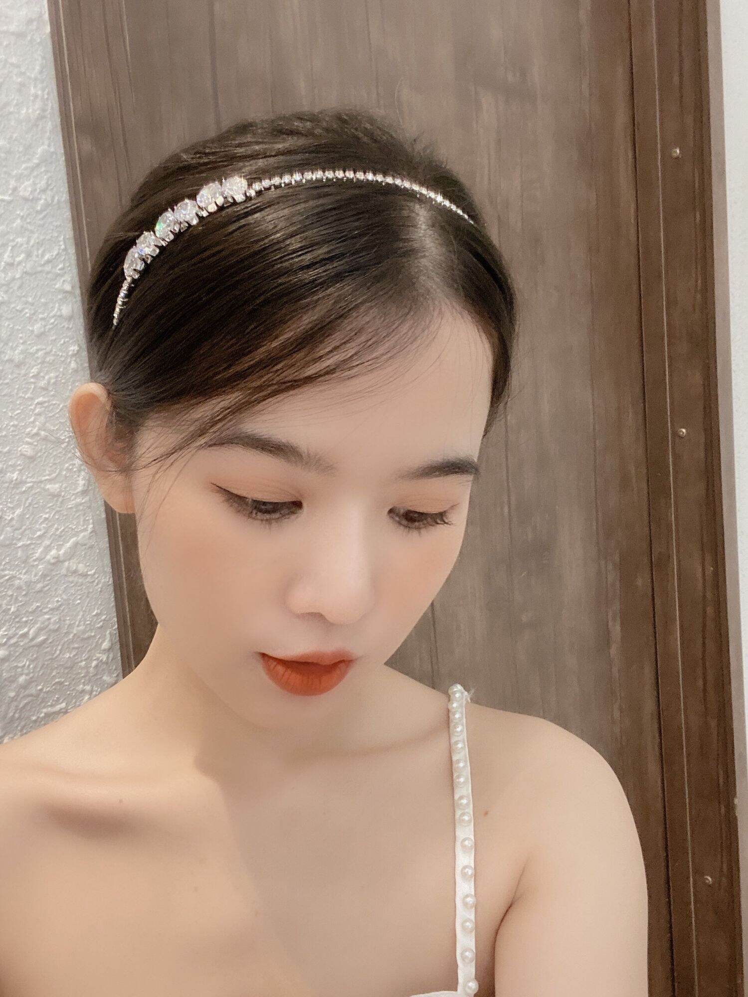 top Băng Đô Bờm Cài Tóc Đính Đá Hạt Ngọc trai phong cách Hàn Quốc  MixASale