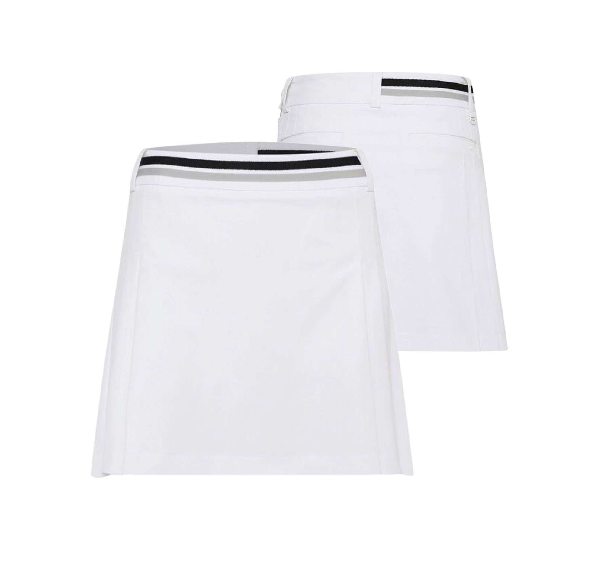 Váy golf Nữ Culottes xếp ly màu trắng size 82