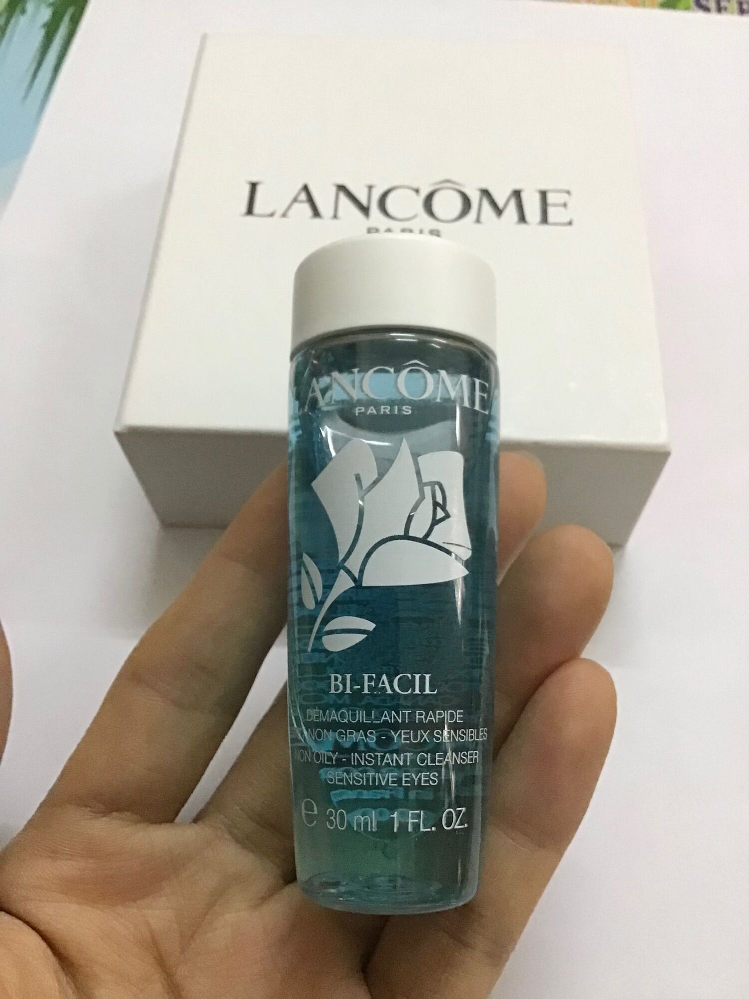 Sữa tẩy trang Lancome mặt/ mắt 30/50ml chuẩn auth