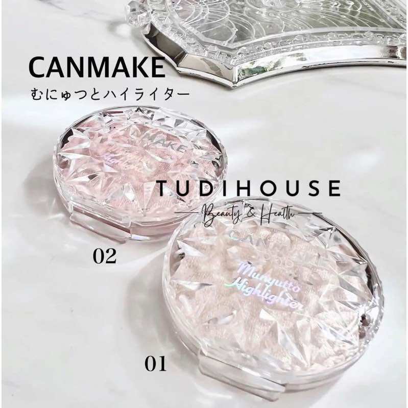 Highlighter dạng kem Canmake Munyutto Highlighter