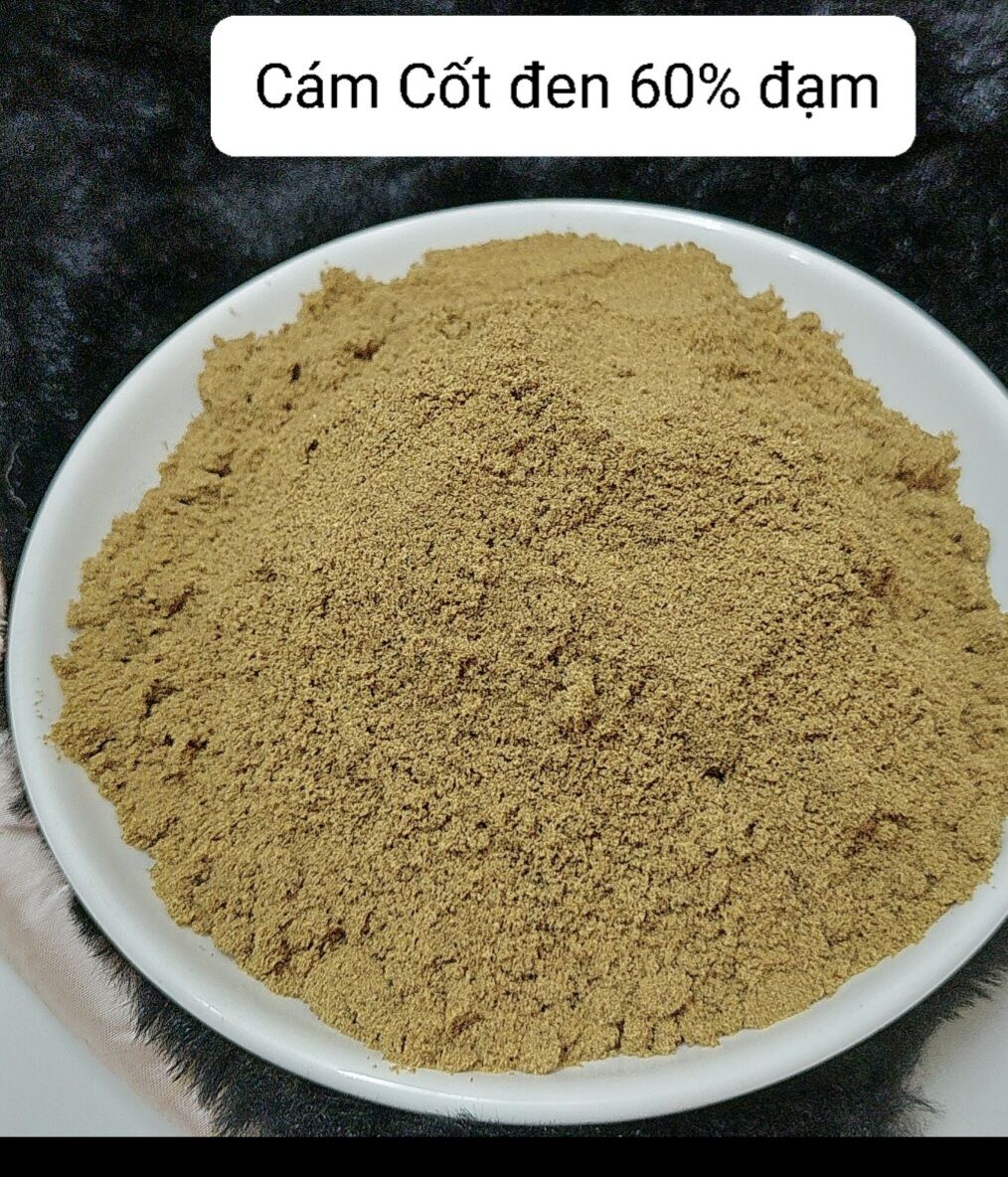 Cám cốt đen 60٪ đạm.  gói 500g đến 1kg