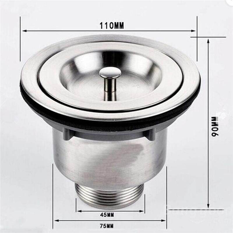Bầu xả cho bồn rửa chén loại to 140mm, xiphong thoát nước cho chậu rửa bát loại lớn