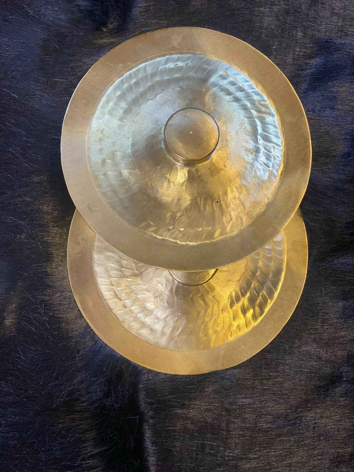 Xoã / cheng / lạo bạt đồng vàng size 19cm -22cm