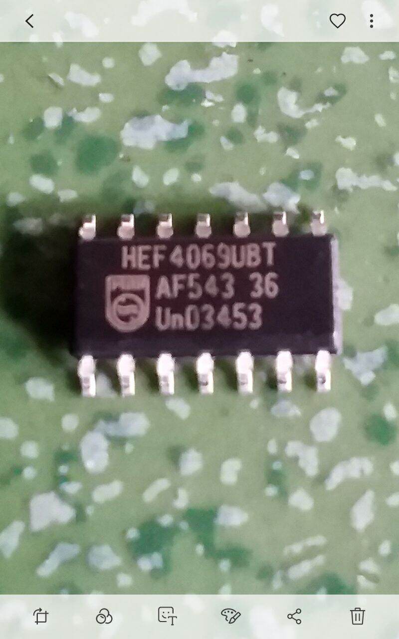 1 CHIẾC IC HEF4069UBT