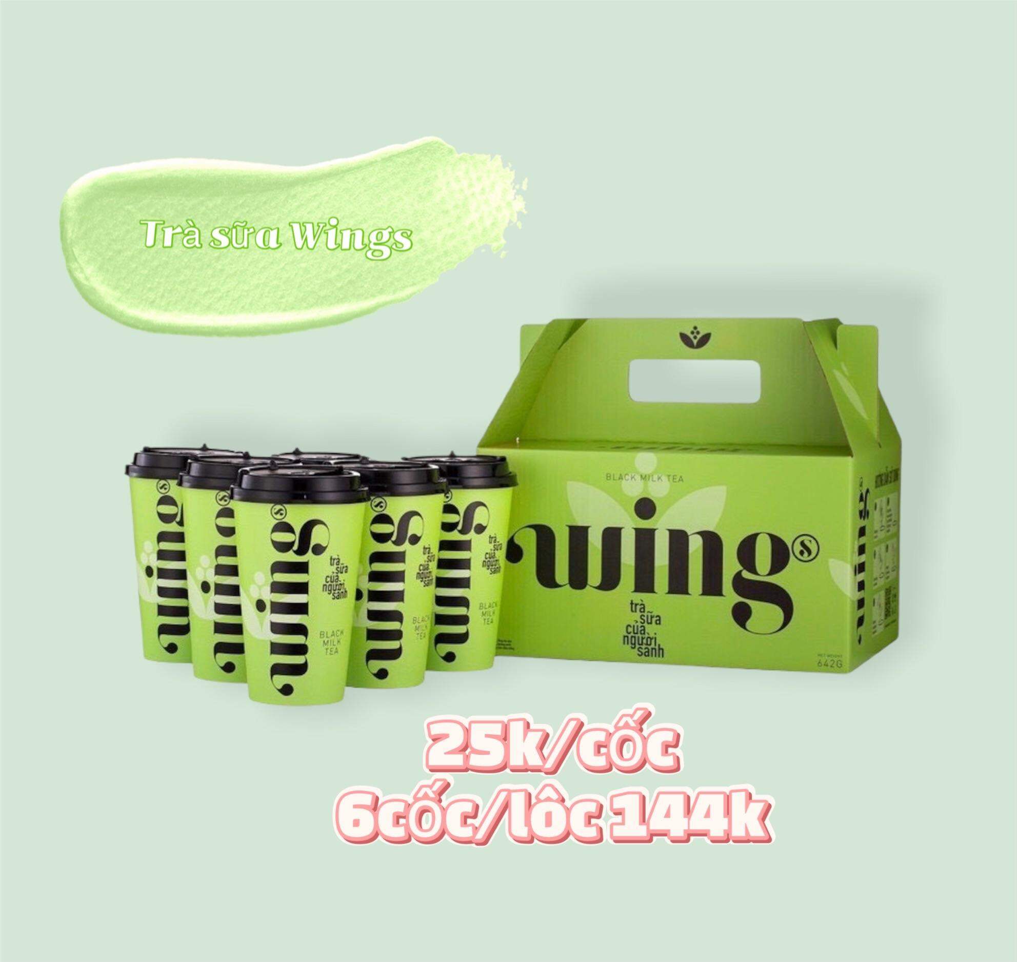 Hồng Tr&agrave; Ho&agrave; Tan Đ&oacute;ng Cốc Wings (Black Milk Tea)