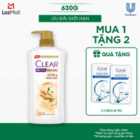 DẦU GỘI CLEAR THẢO DƯỢC GỪNG & HOA CÚC 630G