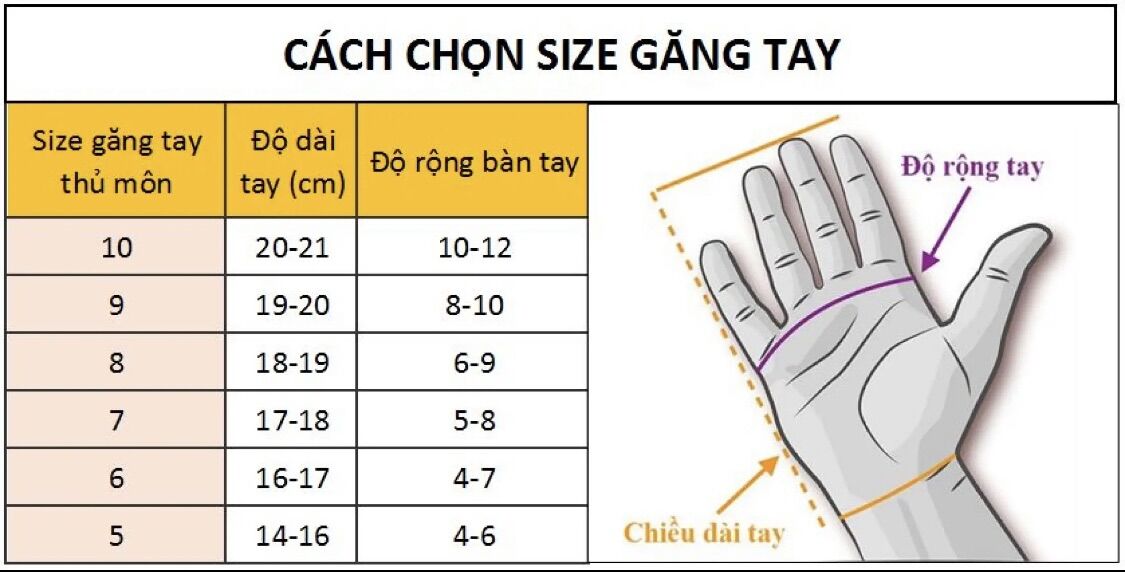 Găng Tay Thủ Môn GKVN Phá - 2 màu