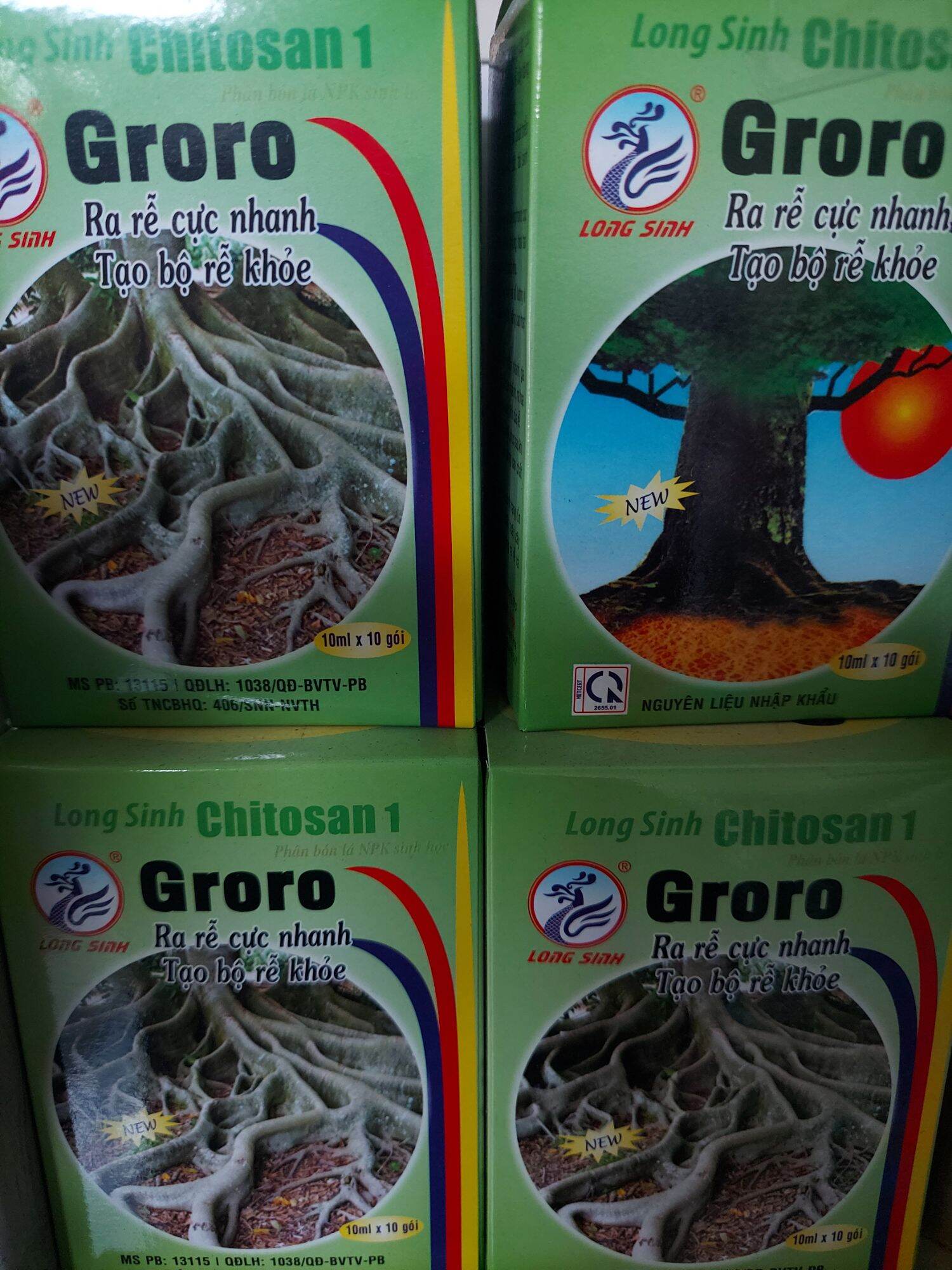 Groro ra rễ mạnh tạo rễ khỏe hộp 10 gói