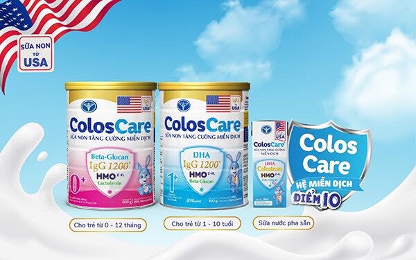 Sữa bột Coloscare số 0+ lon 800g - mẫu mới