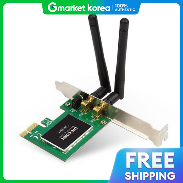 UNICORN | Unicorn Dw-300Ex Pci-E Wireless Lan Card Desktop Receiver Wi-Fi Internet Giá 830,900 Đồng*Miễn phí vận chuyển