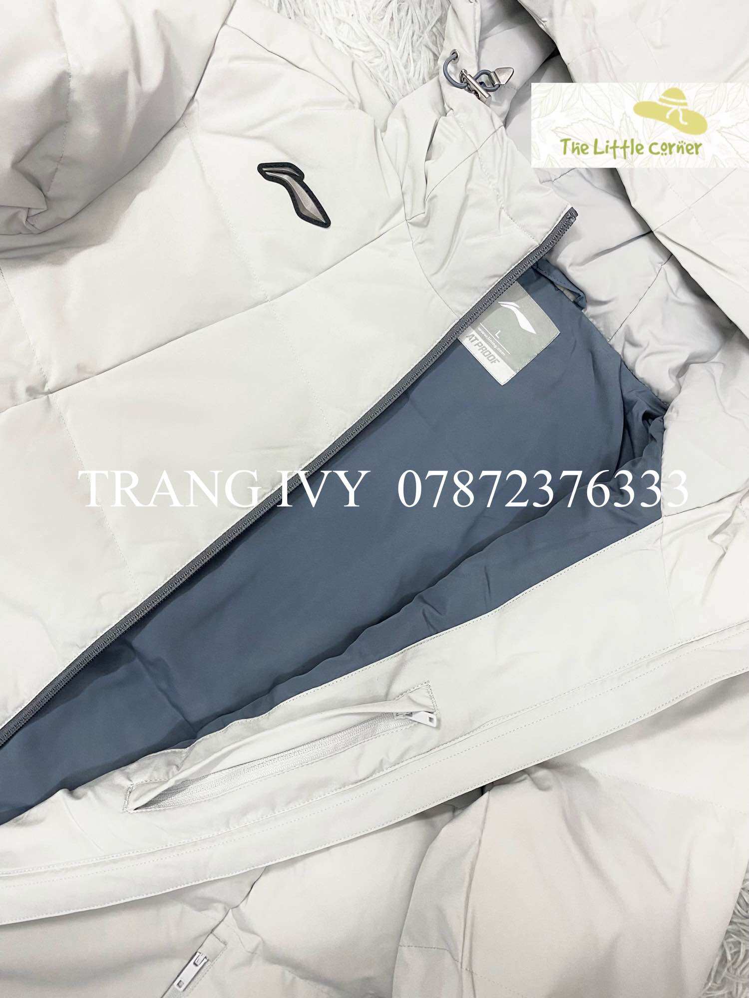 Áo phao lông vũ nam Lining AYMS389