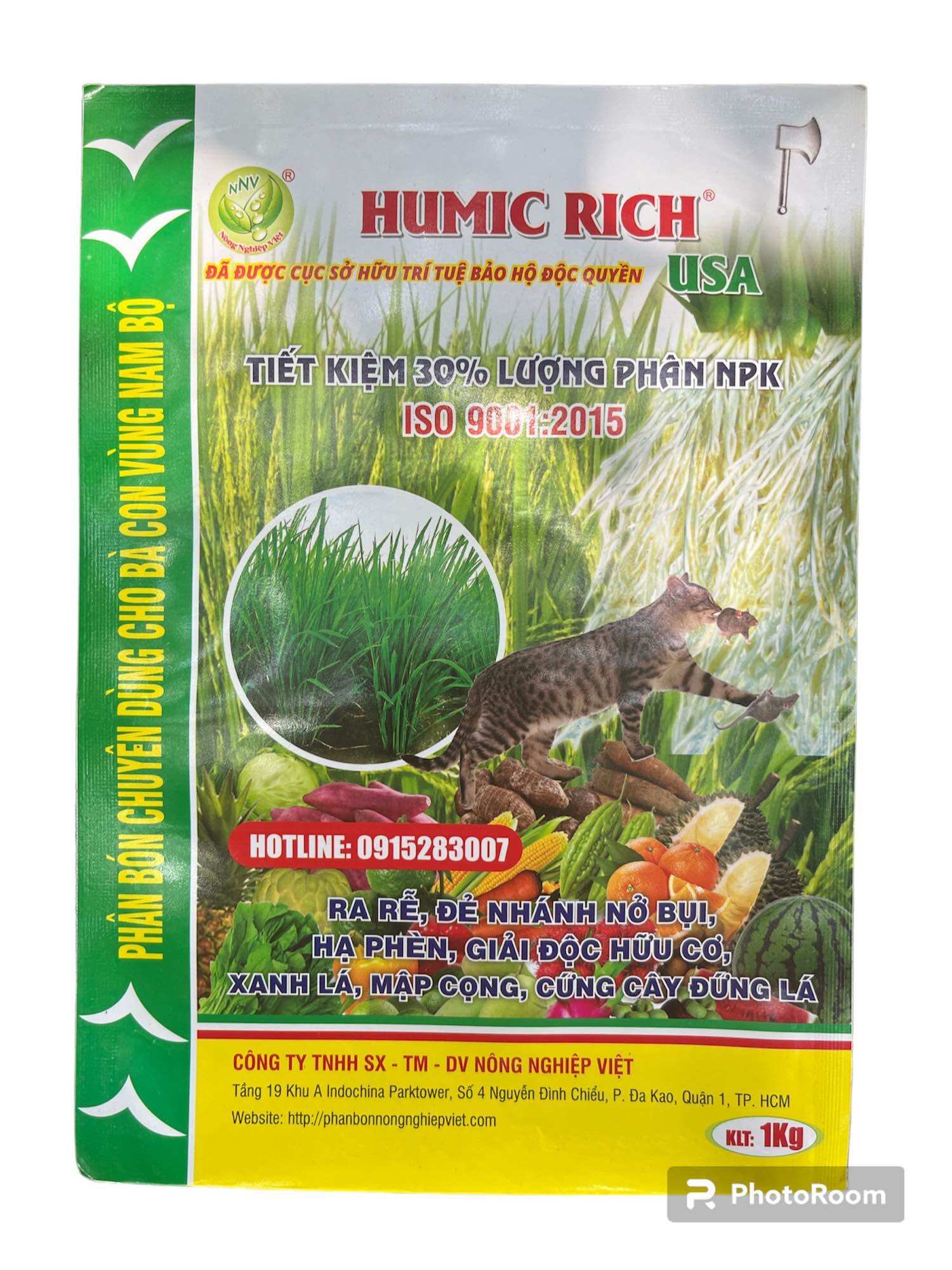 Phân bón humic usa cao cấp gói 1kg. dạng viên