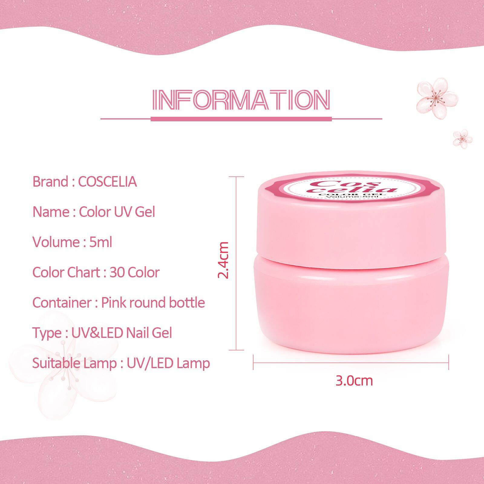 Hũ đắp gel màu đỏ kim tuyến
