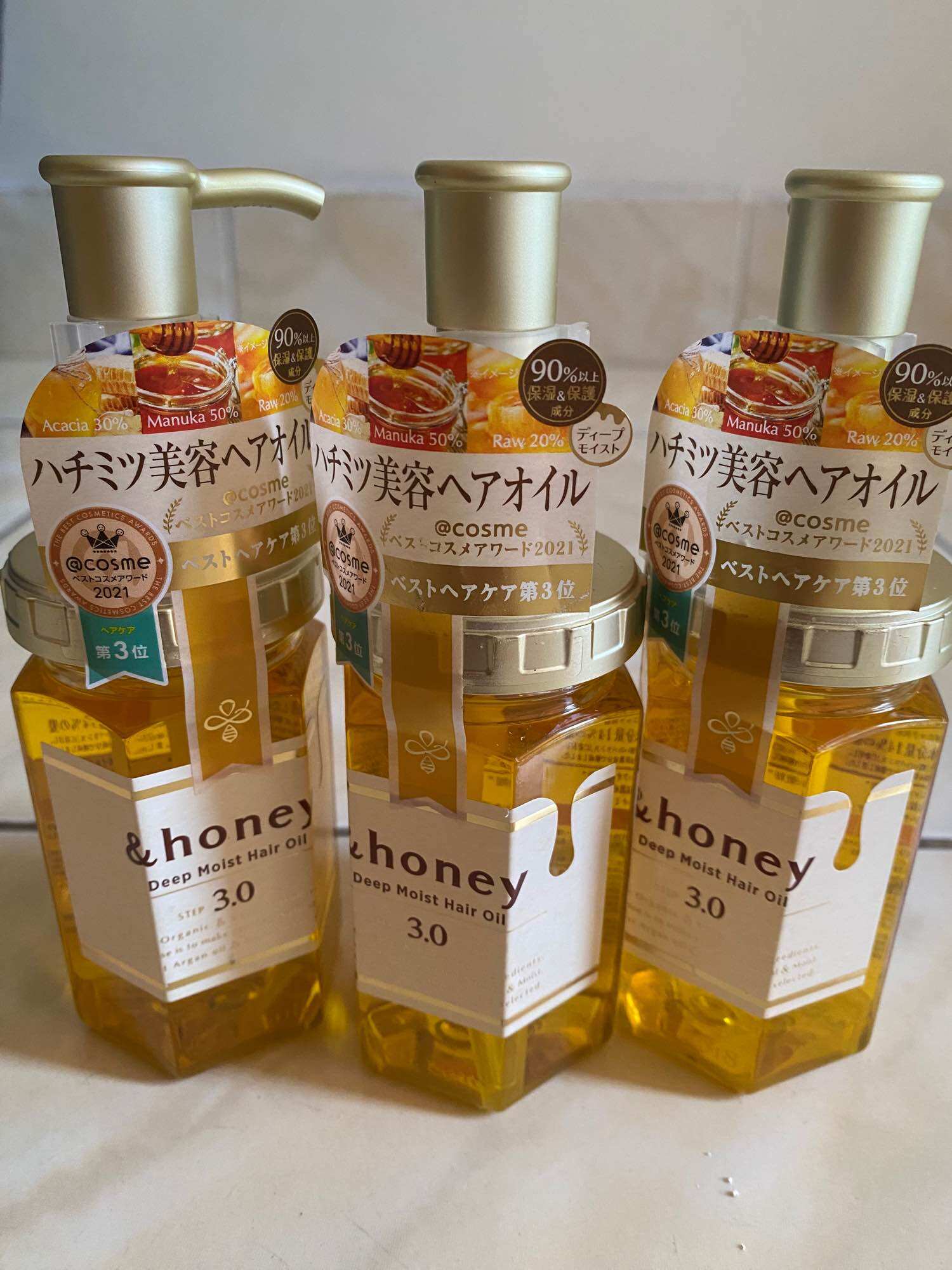 &honey Deep Moist Hair Oil 100ml-Dầu dưỡng ẫm sâu cho tóc khô