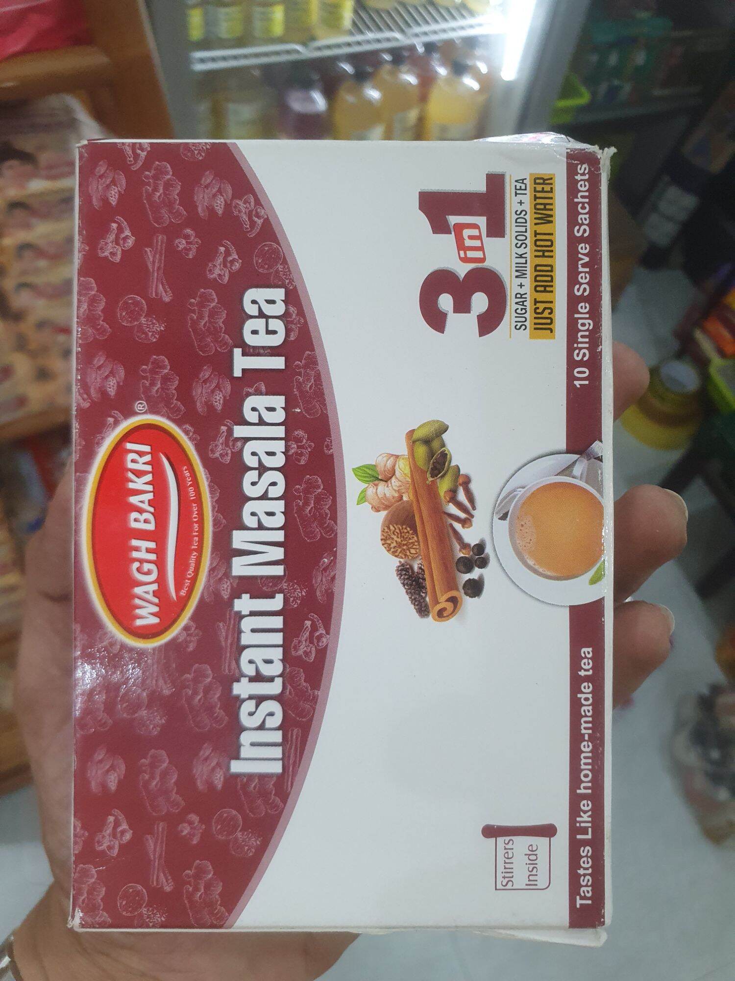 Wag Bakri instant  3in1 Masala Tea 140g( 1 box 10 sachets of 14g)