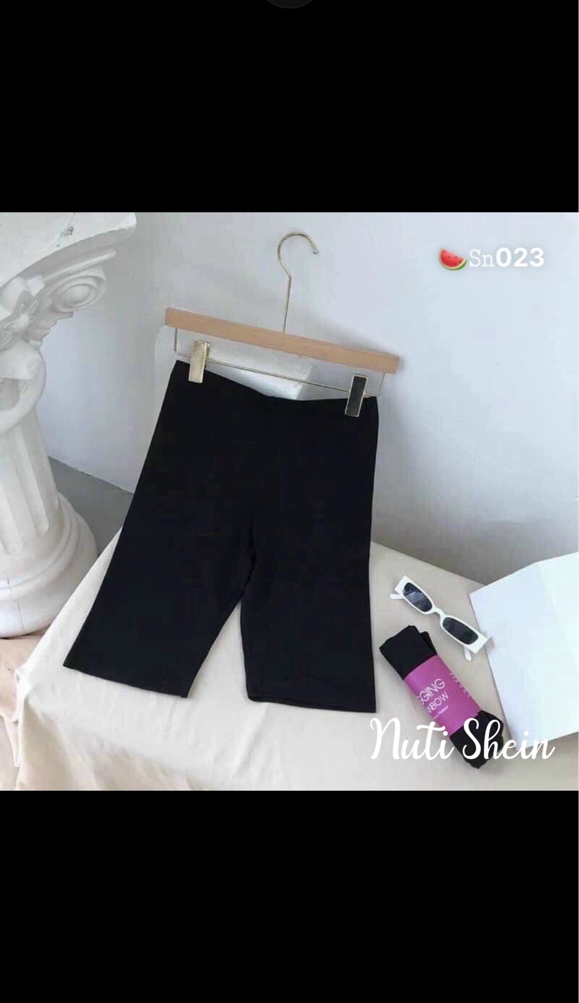 Quần ngố trơn lengging co dãn 4 chiều body siêu xinh- quần ngố sooc nữ uzzlang