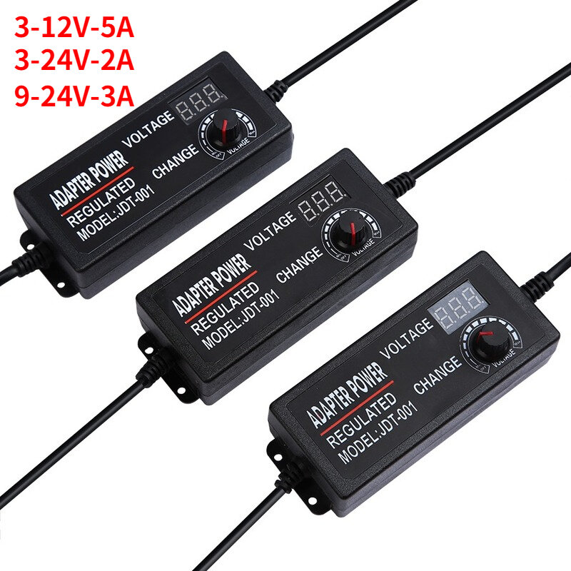 Ac/dc 3v-24v Bộ nguồn đa năng có màn hình hiển thị Bộ nguồn phòng thí nghiệm quy định có thể điều chỉnh 5v-12v Dc-dc 220v đến 12v 24v 5v Smps
