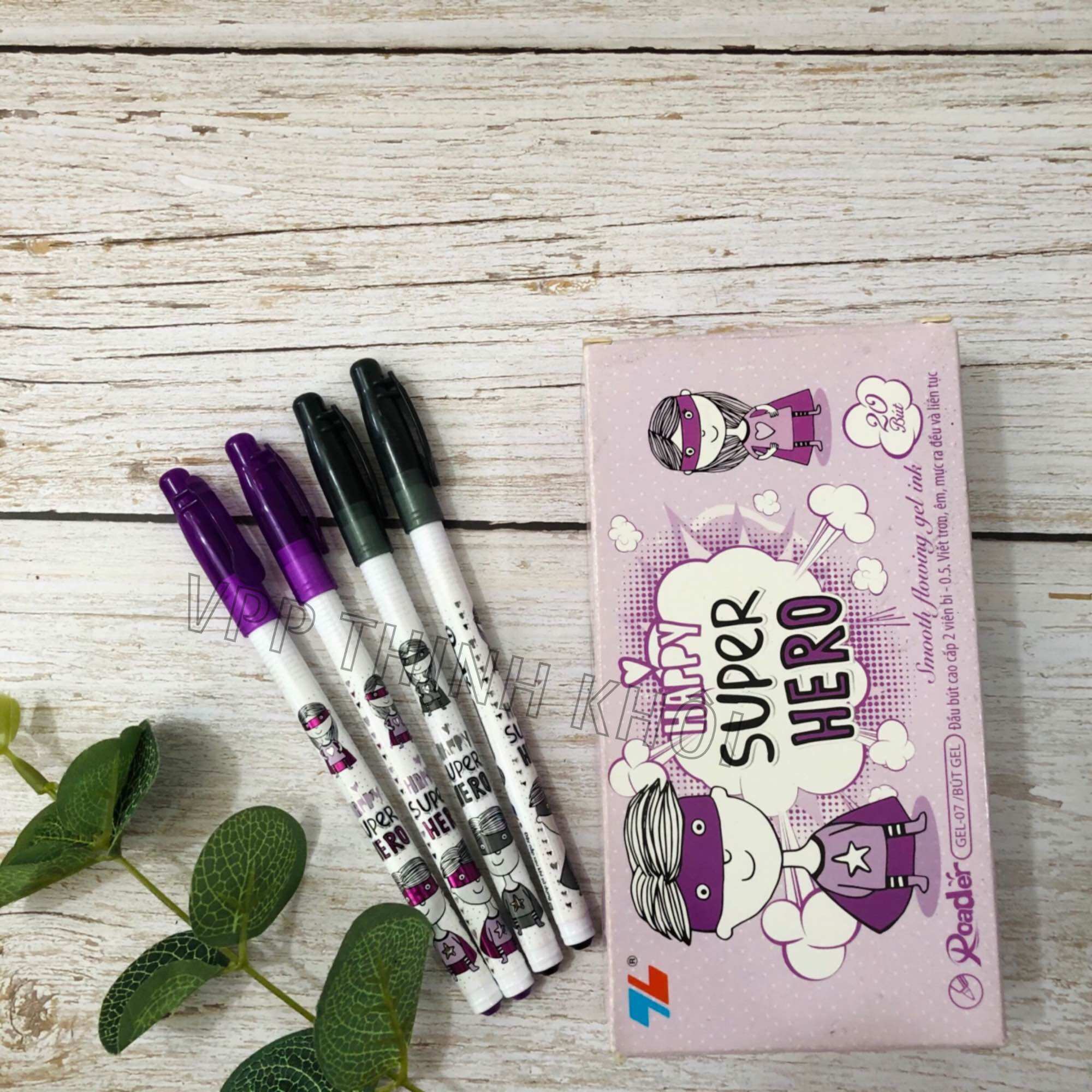 Bút gel tím Thiên Long GEL-07 chính hãng