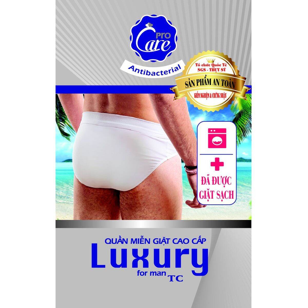 Quần lót nam miễn giặt tc luxury - procare
