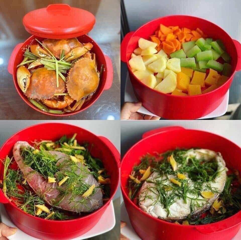 Xửng hấp 2 Tầng Steam It Tupperware