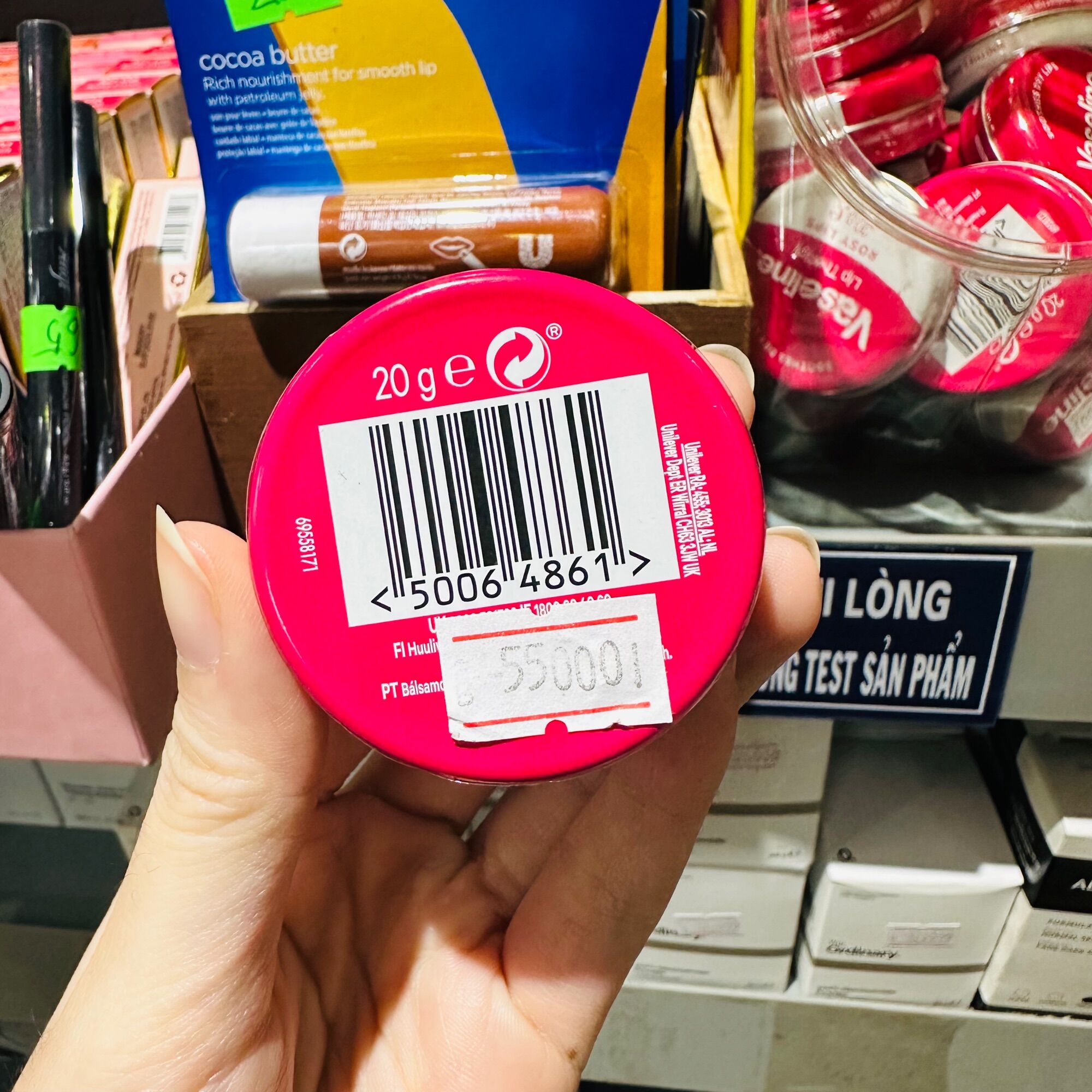 [BẢN UK] Son dưỡng Vaseline Lip Therapy ROSY LIPS 20g