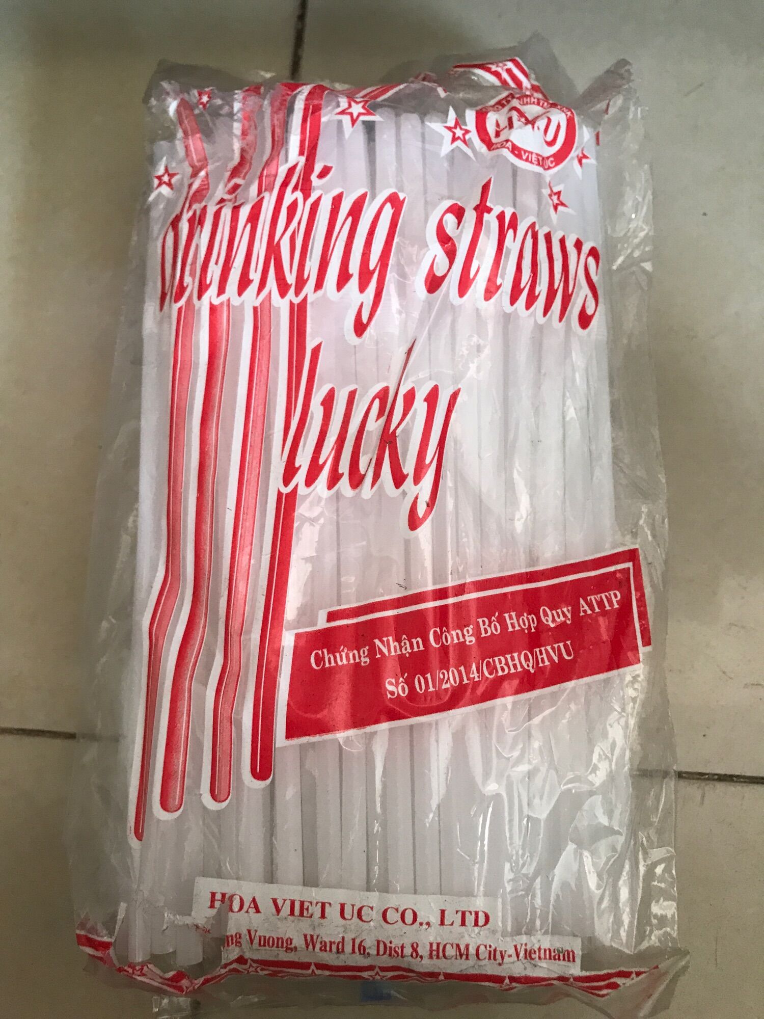 Ống hút cong 1 bịch