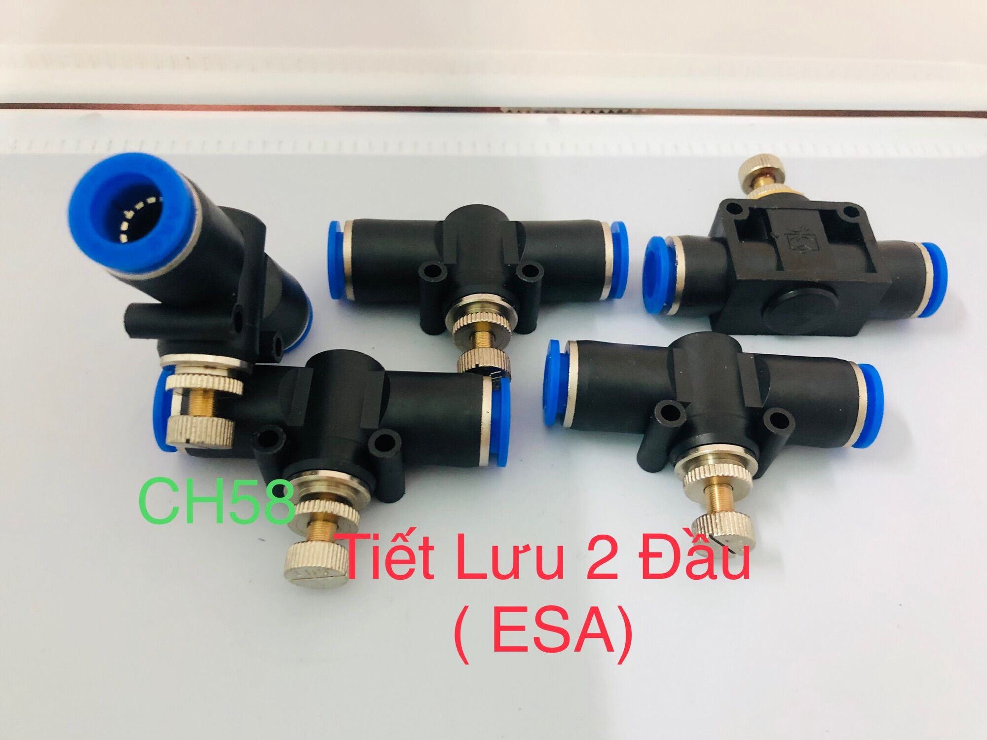 Chỉnh lưu 2 đầu ống- tiết lưu-khí nén