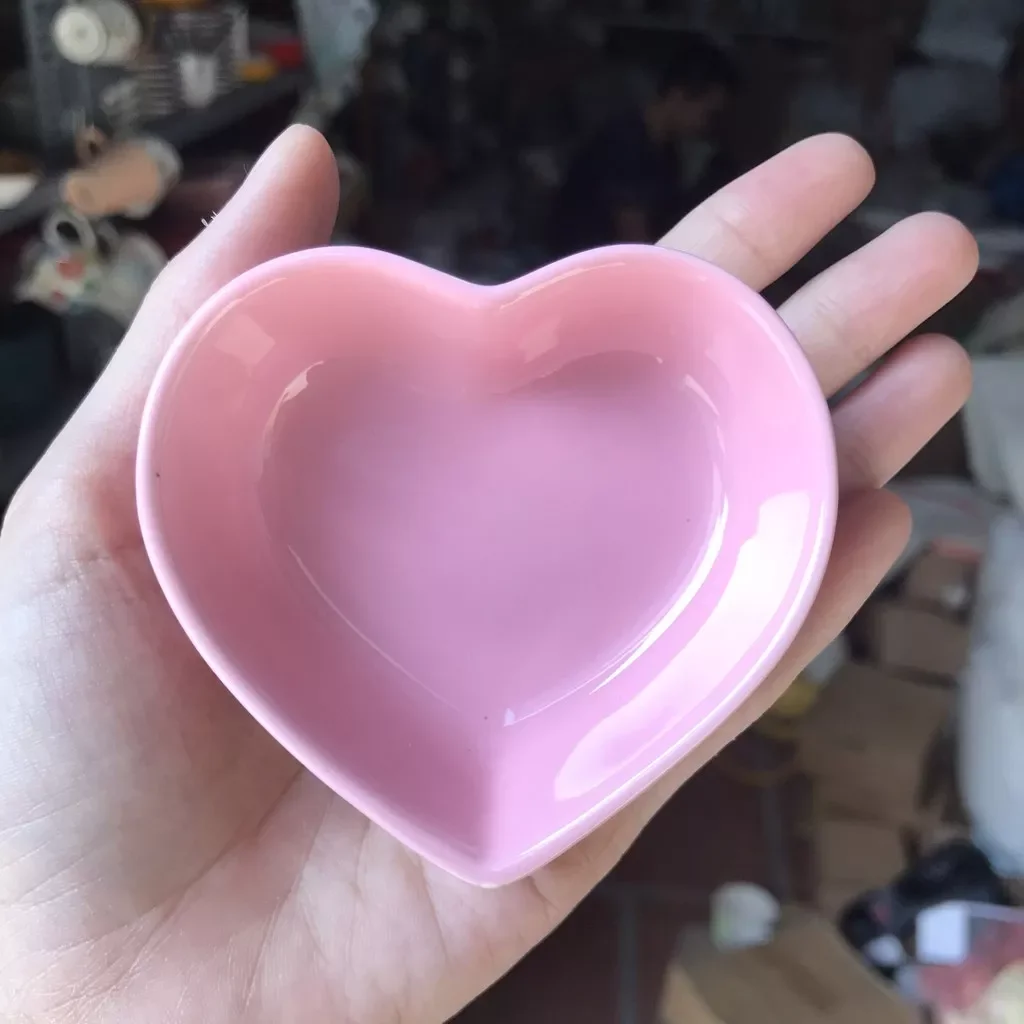 Chén bát ăn dặm  cho bé hình tim nhỏ 40ml