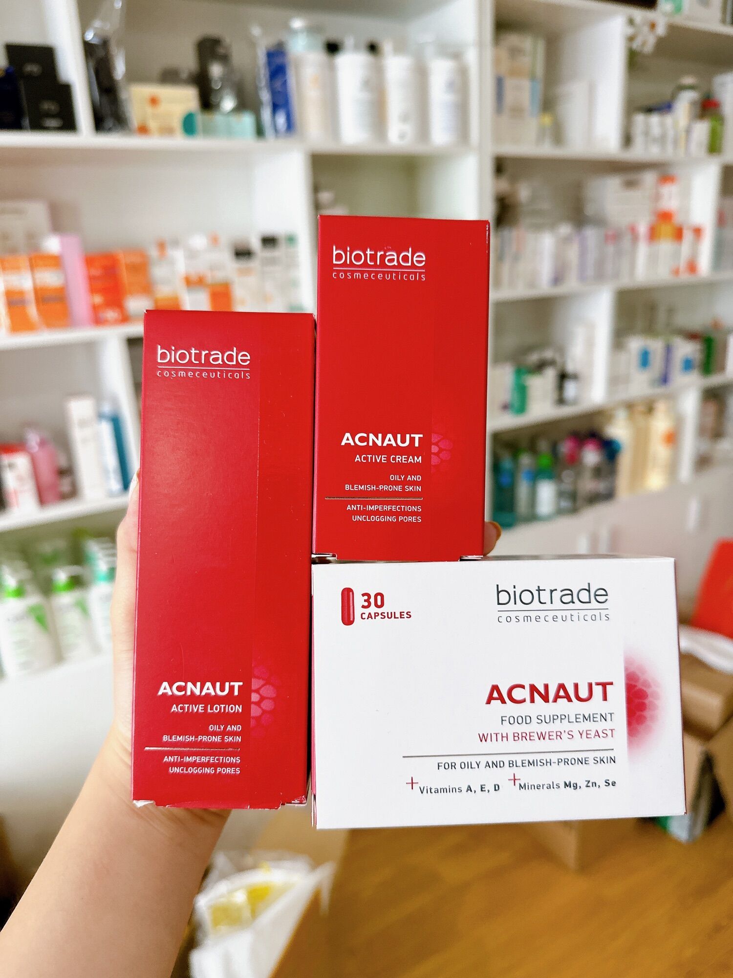 Kem Giảm Mụn Biotrade Acnaut Active Cream 30ml