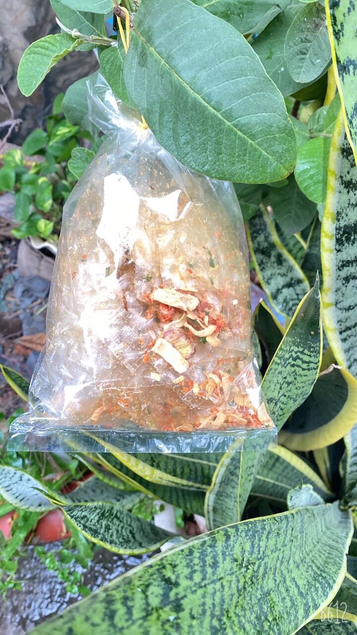 Bánh tráng Xike muối tép tôm hành 1 bịch