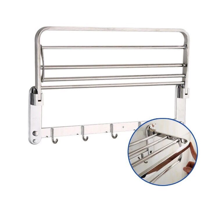 Giá treo khăn xếp inox 304( xả kho mùa dịch)