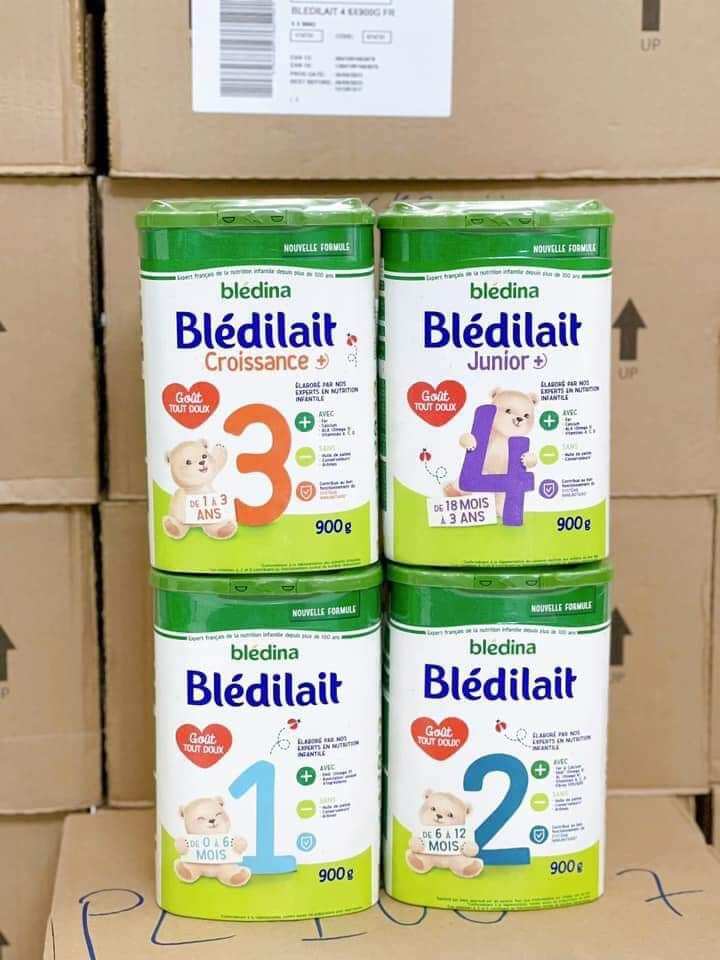 Sữa Bledilait Pháp Mẫu Mới số 1,2,3 900g