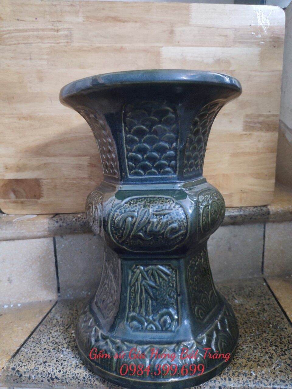 Đôn gốm sứ Gia Hưng Bát Tràng