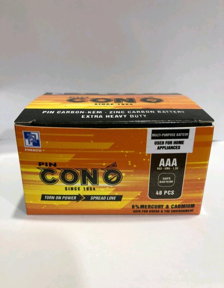 Pin Con Ó AAA (1 vỉ x 4 viên)