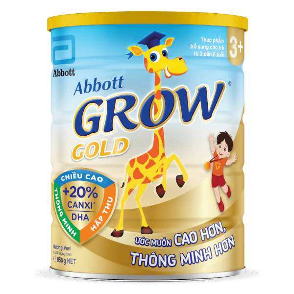 Sữa bột Abbott Grow Gold 3+ (850g)