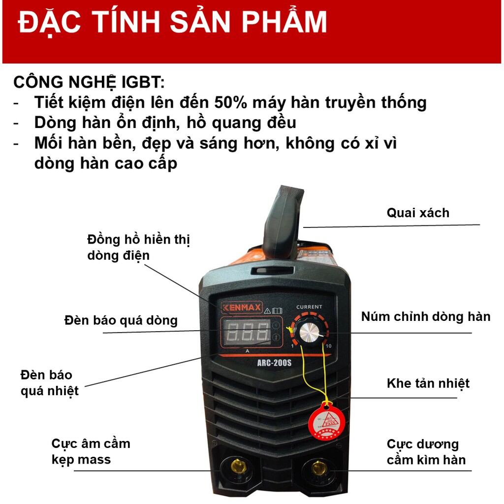 Máy hàn mini, máy hàn điện tử chính hãng, hàn que 1.6 - 3.2 ly | Máy hàn, máy hàn que, máy hàn điện, máy hàn hồ quang
