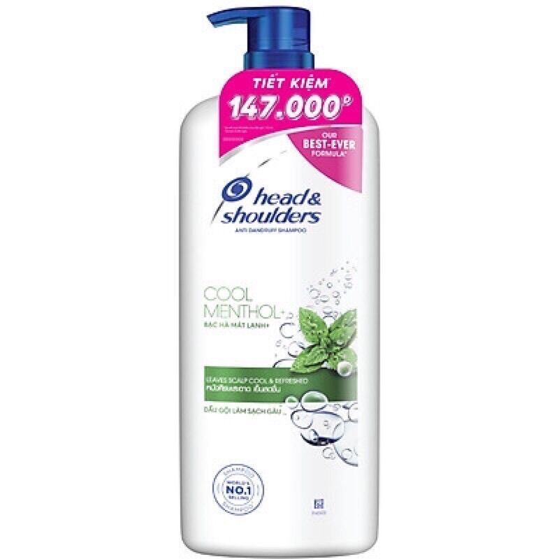 DẦU GỘI HEAD & SHOULDERS BẠC HÀ 1200ml