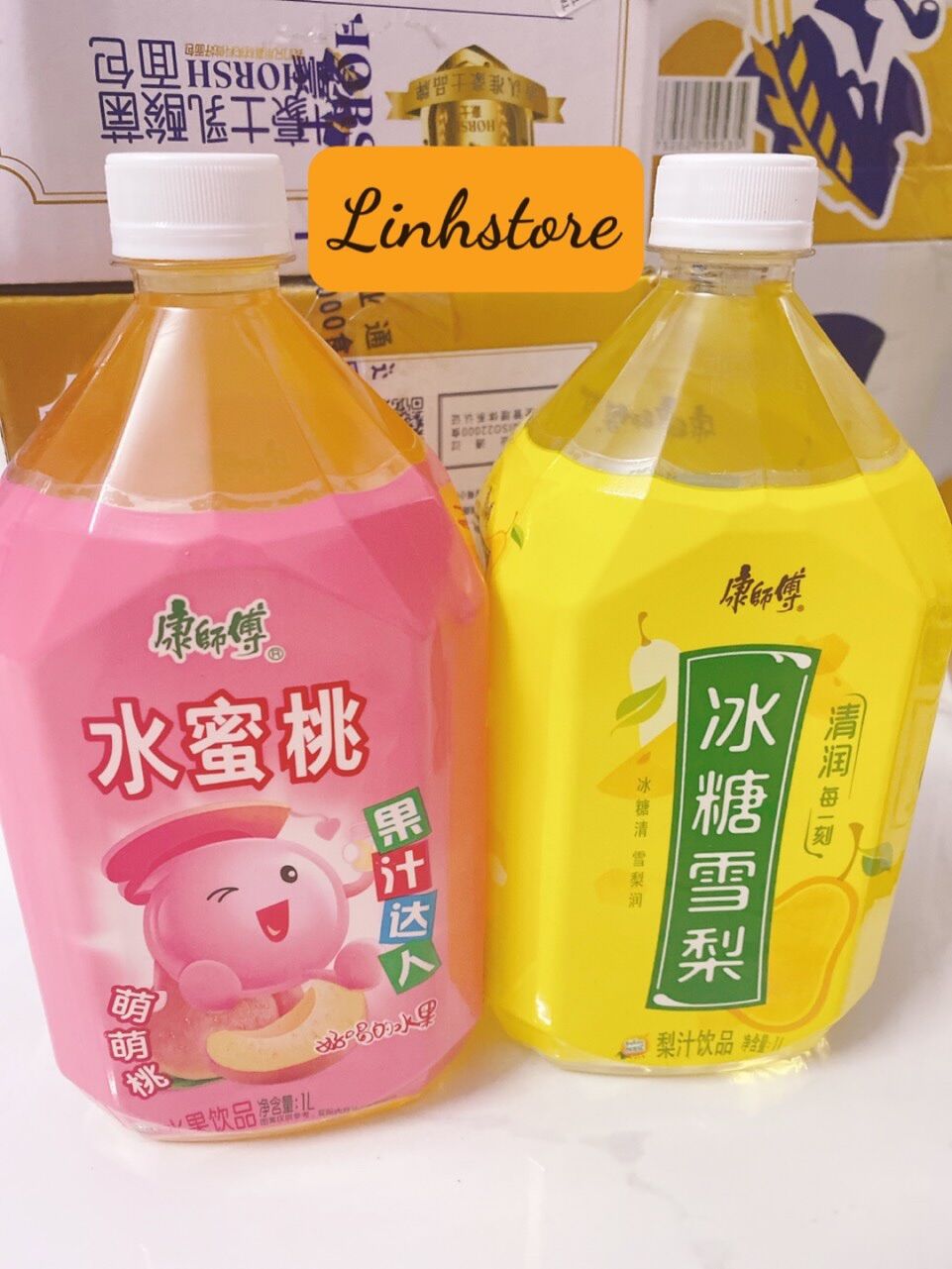 Freeship ❤️ nước lê / đào thanh mát 1 chai