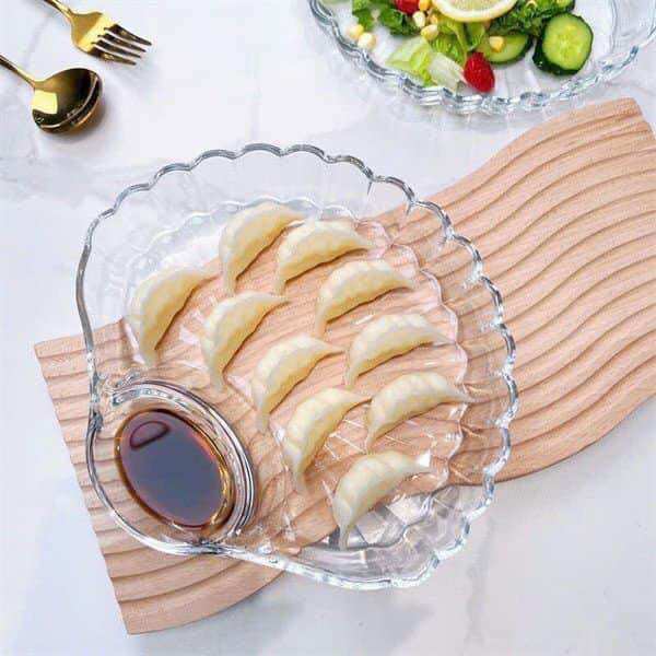 Dĩa Thuỷ Tinh Vỏ Sò