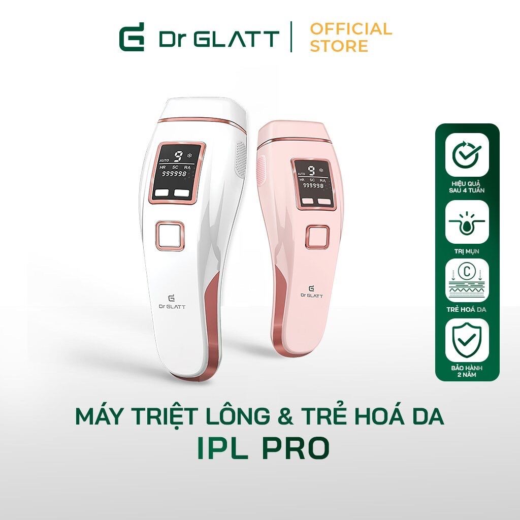 BÁO GIÁ MÁY TRIỆT LÔNG BRAUN PRO 3 | Shopee Lazada Sendo Tiki mới nhất 62 Máy triệt lông Dr Glatt IPL PRO trẻ hoá da, trị mụn, triệt lông an toàn, 1.000.000 lần xung