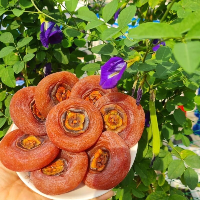500g hồng sấy dẻo nguyên trái