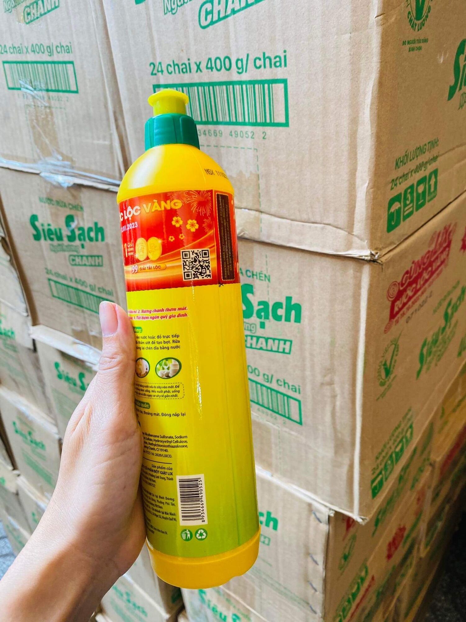 Nước rửa chén Lix siêu sạch 400gr