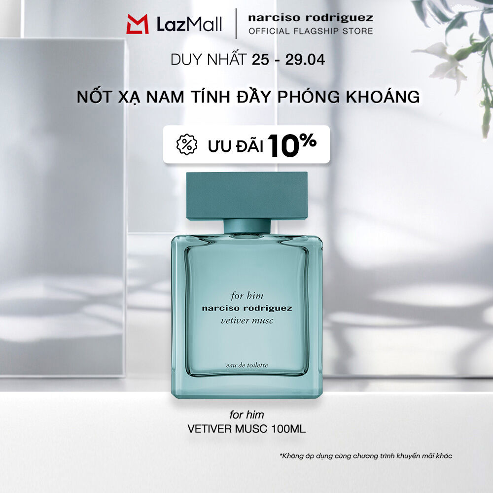 Nước hoa nam Narciso Rodriguez For Him Vetiver Musc 100ml