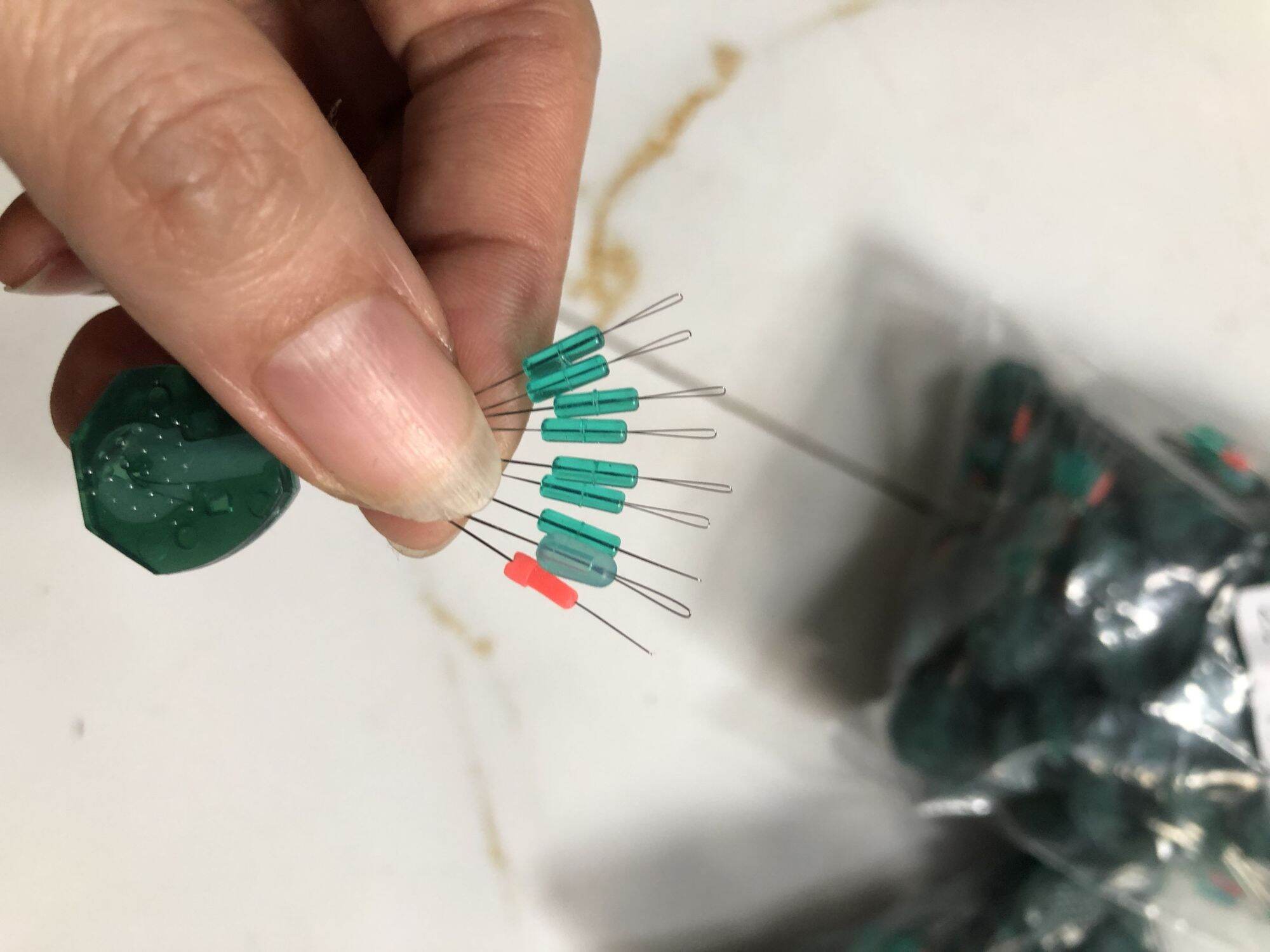 Combo 3c,5c,10c Hạt chặn phao Câu đài Silicon cao cấp