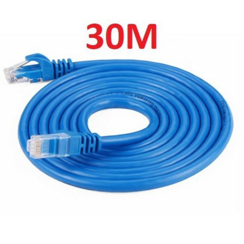 Dây cáp mạng lan 30m bấm sẵn