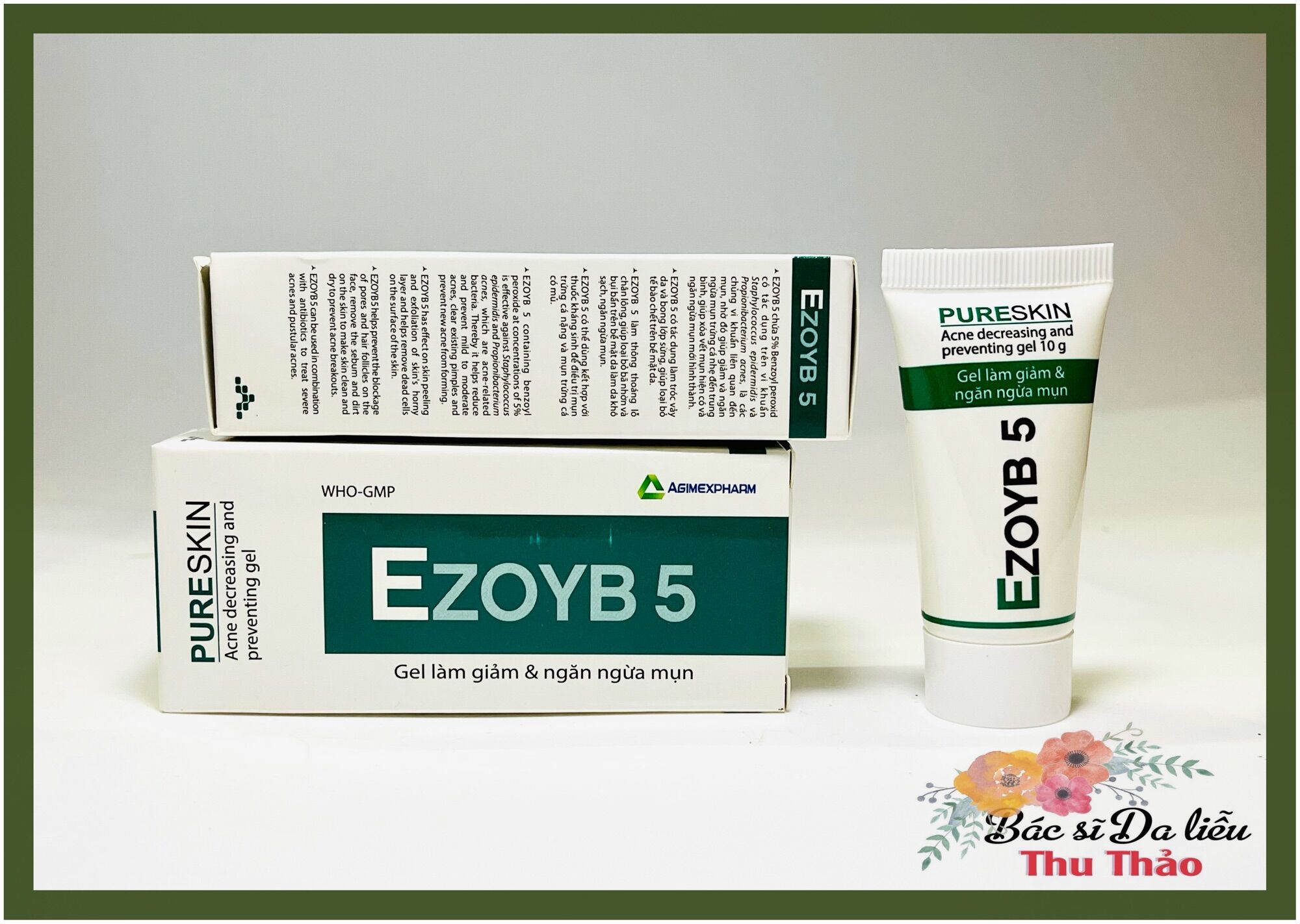 [10g] GEL GIẢM MỤN EZOYB 5 (BENZOYL PEROXIDE - BPO 5%)