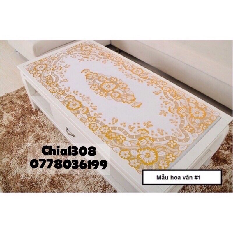 KHĂN TRẢI BÀN HOA VÂN NỔI CAO CẤP ( sỉ ib)