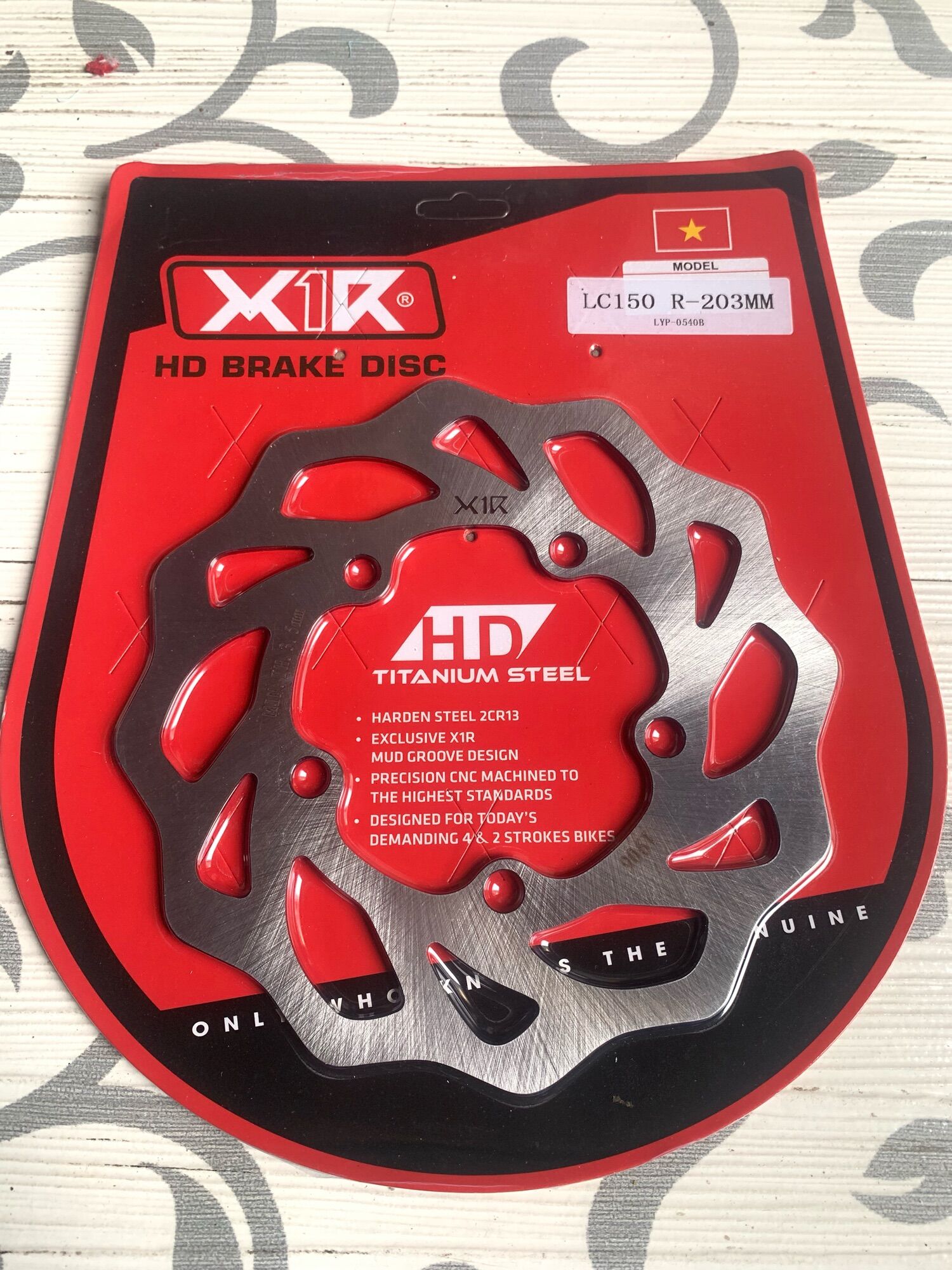 Dĩa thắng sau xe exciter 150 hiệu X1R