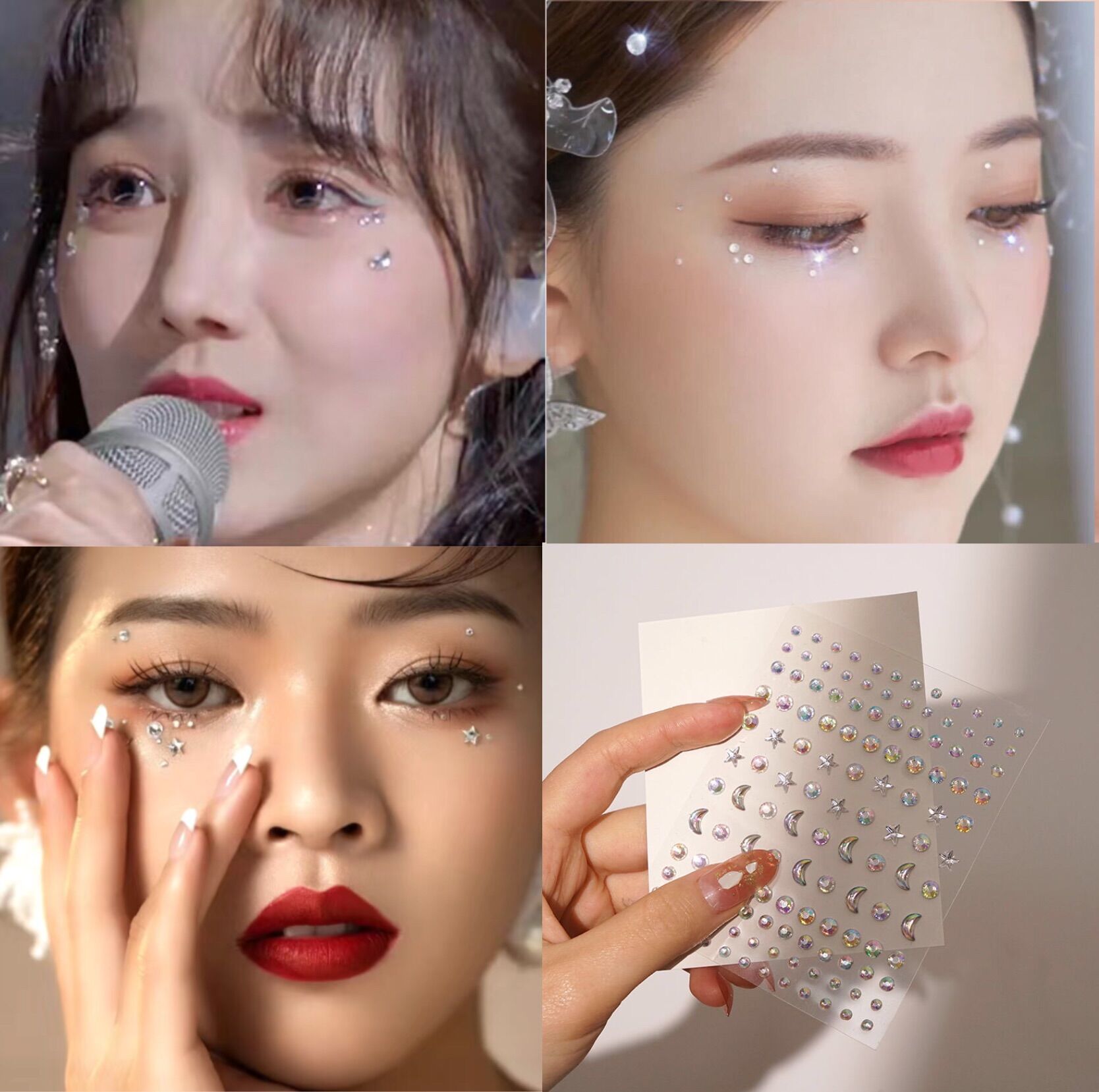 Phụ Kiện Đá Đính Mắt, Mặt Make up trang điểm ( mẫu chọn lọc)