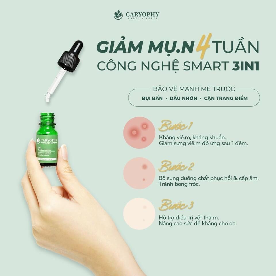 Serum rau má CARYOPHY hết mụn mờ thâm chính hãng